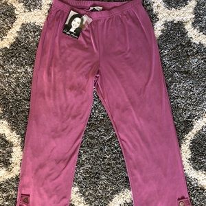 Exclusive Carolyn Strauss polyester pink pant